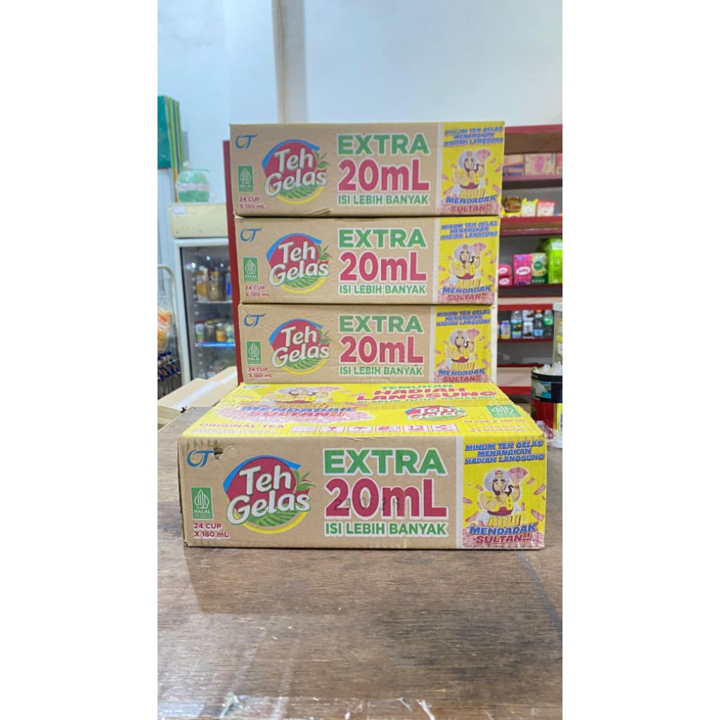 

Teh Gelas Cup Isi 24 × 180ml