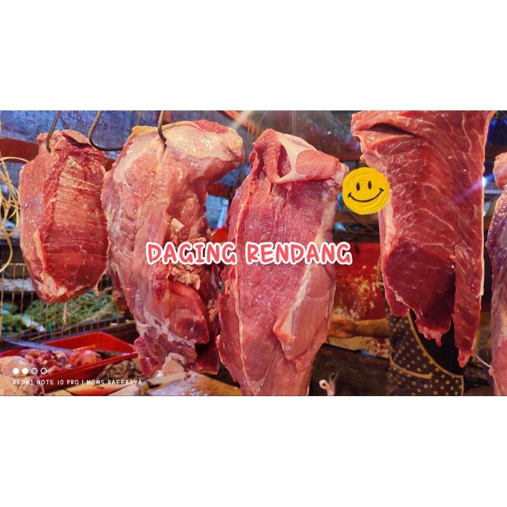 

daging rendang potong