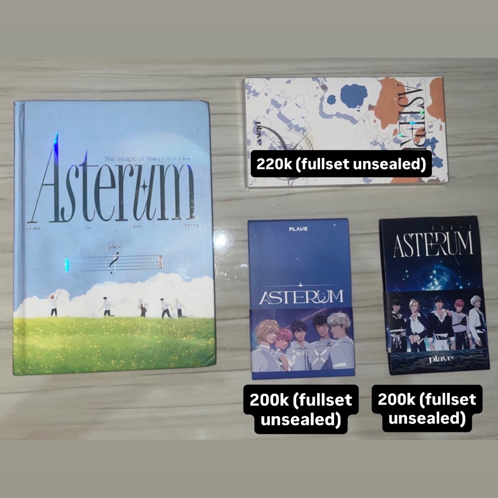 ALBUM PLAVE 1ST SINGLE DEBUT ASTERUM POCA ALBUM | POCA ALBUM & MINI CD YEJUN SET ASTERUM 134-1 | ALB
