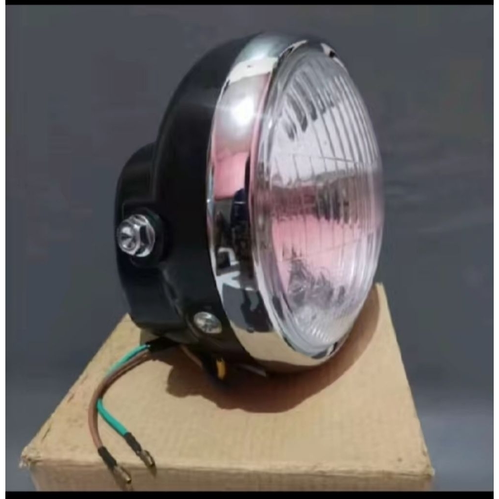 REFLEKTOR LAMPU DEPAN ASSY HONDA GL 100 GL 80 XL 125 CG 125 KUALITAS TERBAIK