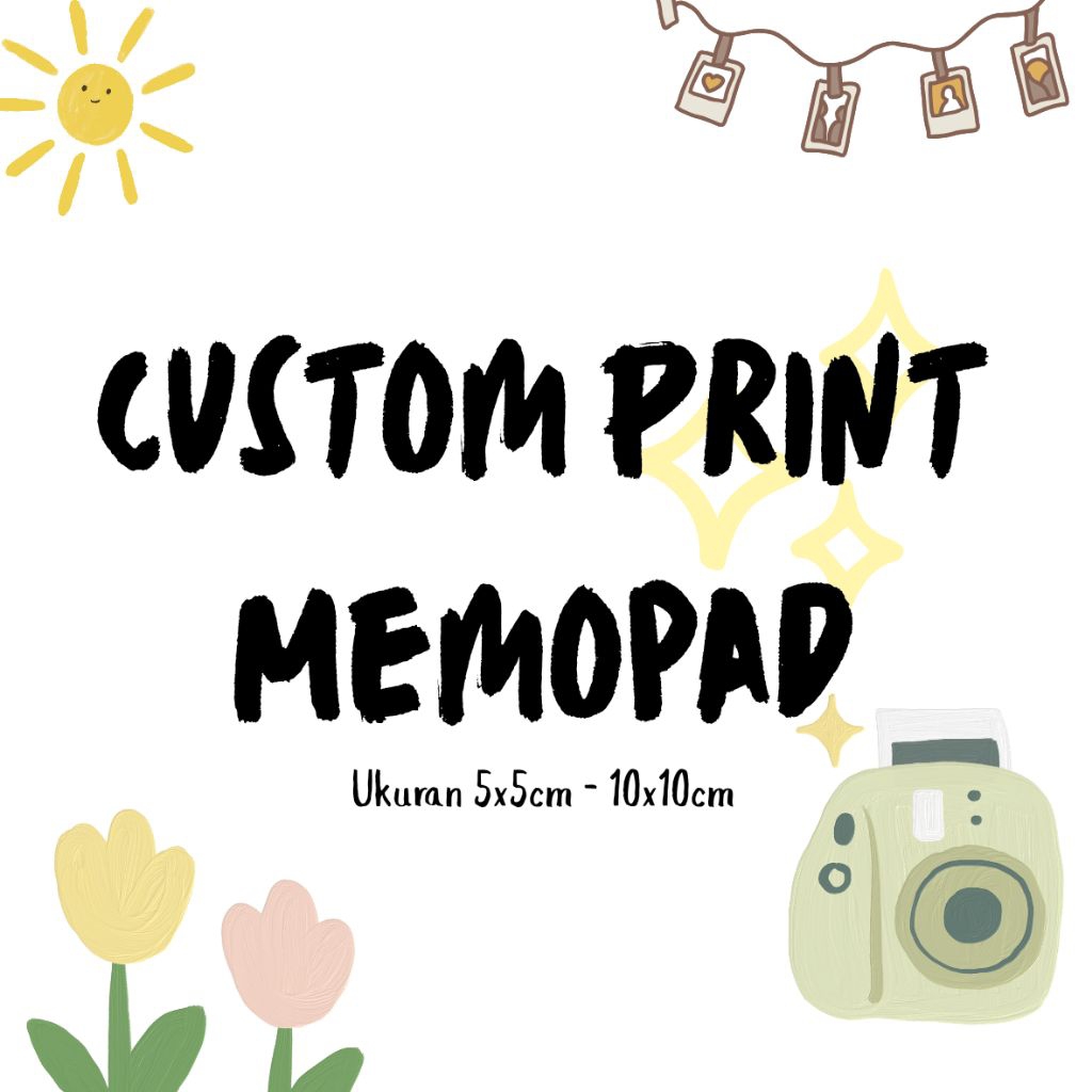 

Tha Studious | Custom Memopad | Custom memo | isi 20 lembar | 1 pack | stationery | atk | sekolah