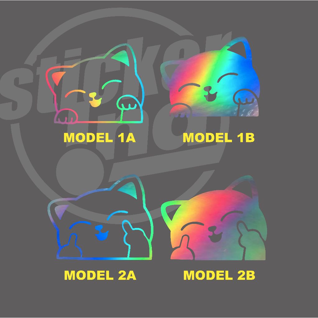 

STIKER STICKER KUCING LUCU