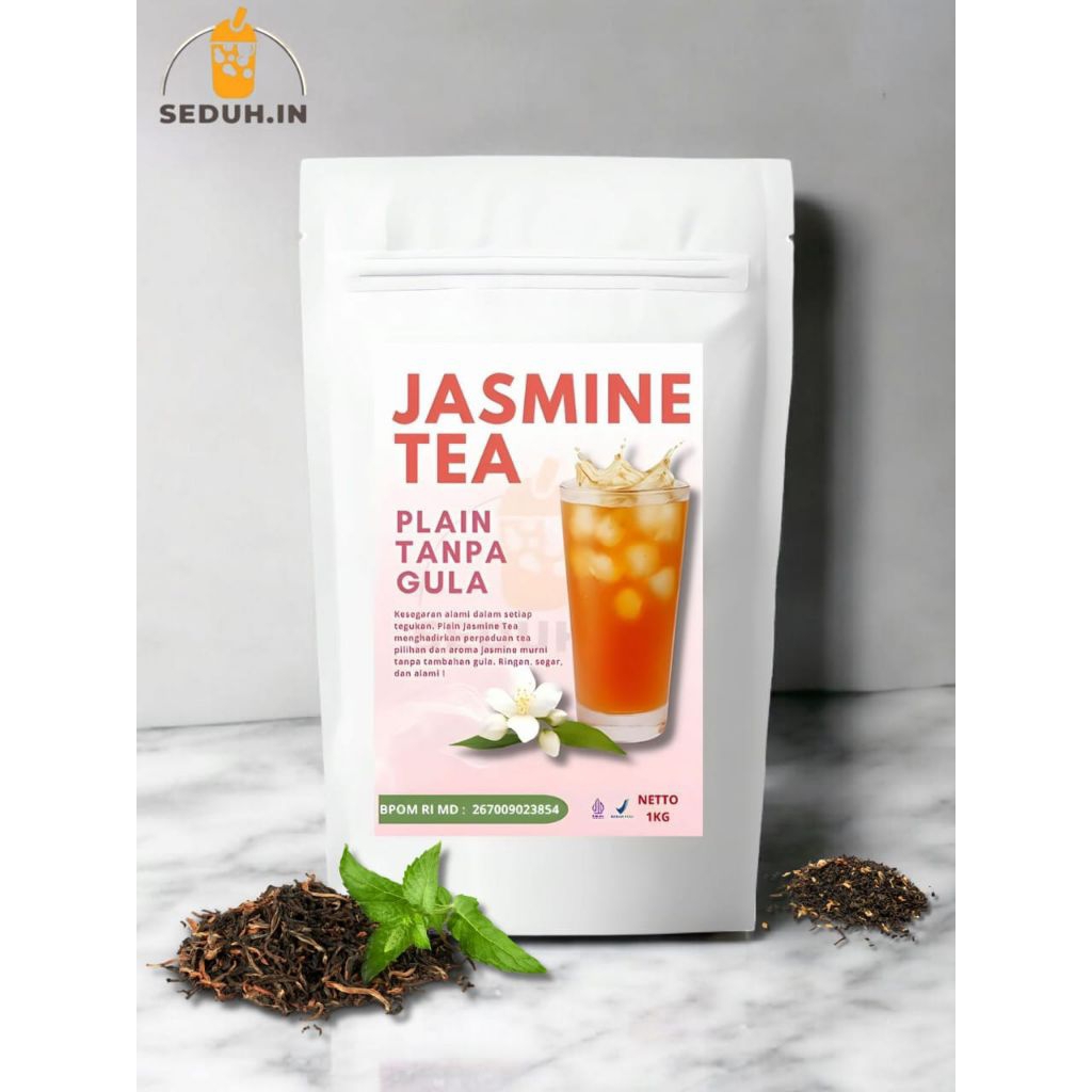 

BUBUKTEH PREMIUM BUBUK TANPA GULAv/ PLAIN PURE JASMINE TEA 1KG