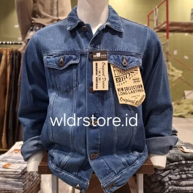 JAKET JEANS PRIA BRAND JB BOSS ORIGINAL JDN-JB08