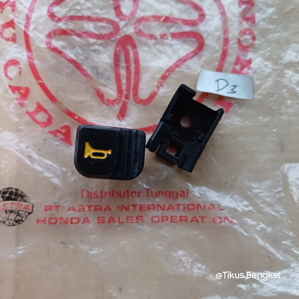 Knob Tombol switch Klakson saklar holder kiri Honda Astrea Star Prima Grand Legenda Original