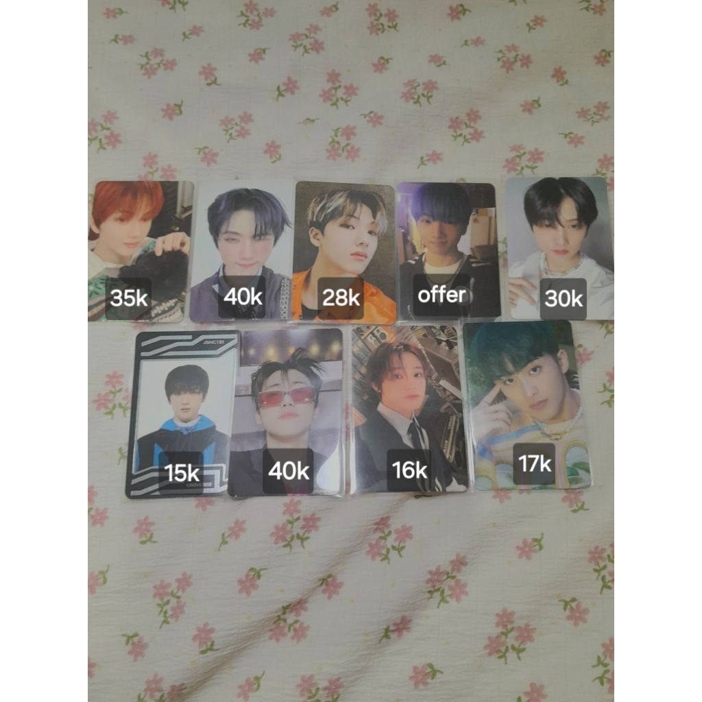 photocard pc album only kpop nct dream jisung jaemin jeno mark chenle istj candy nagent dicon lemoni