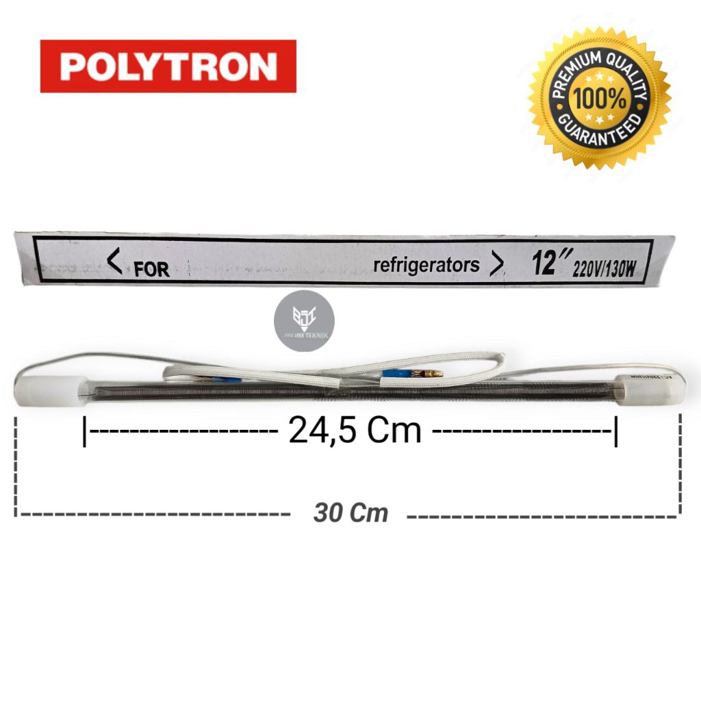 Heater Kaca/ Pemanas Kaca Kulkas 2 Pintu POLYTRON 12" IN Multi