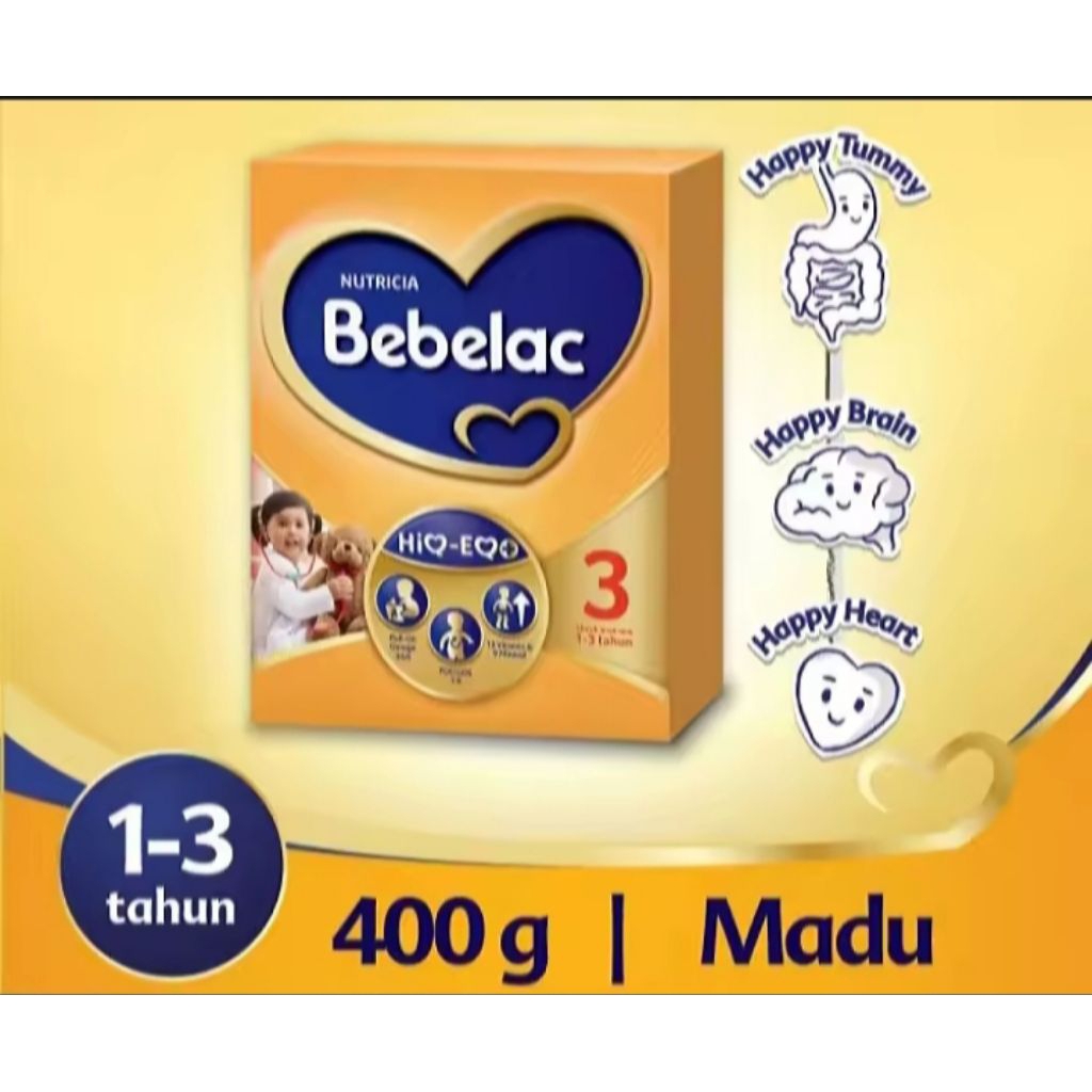 

Bebelac 3 MADU Susu pertumbuhan Bubuk 400 gr - Bebelac 3 MADU 400 gr 1-3 thn