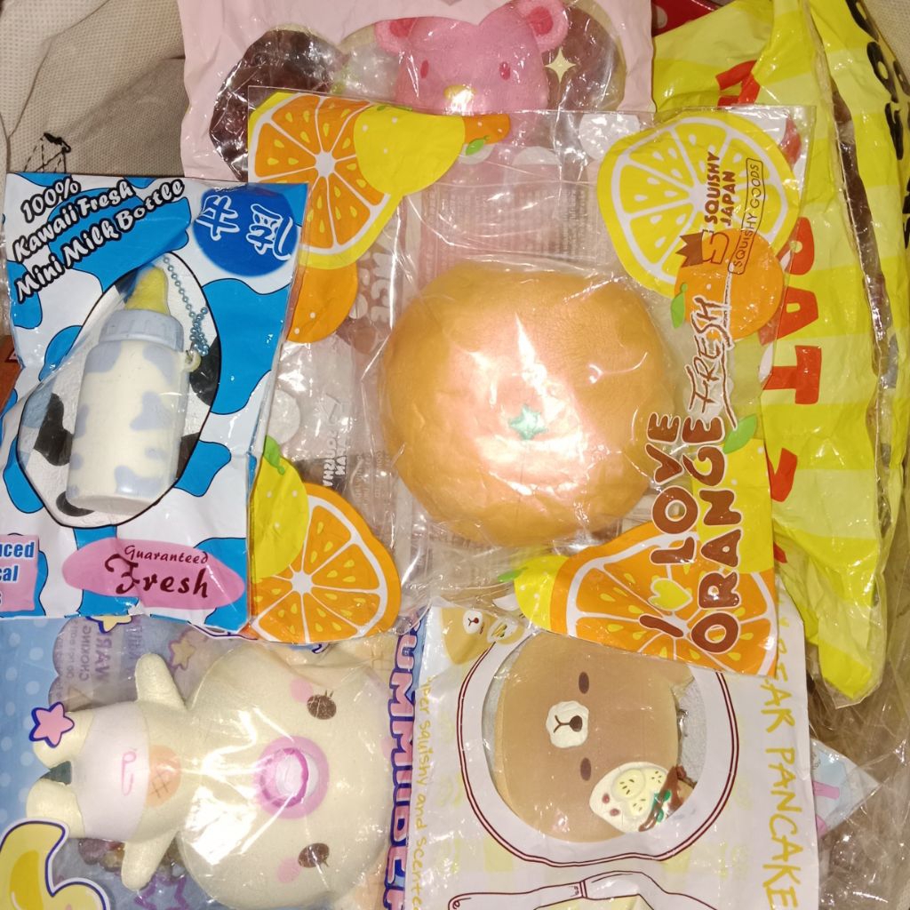 NEW Squishy Ibloom, Preloved Squishy Puni Maru, Licensed Bread Ibloom Squishy
