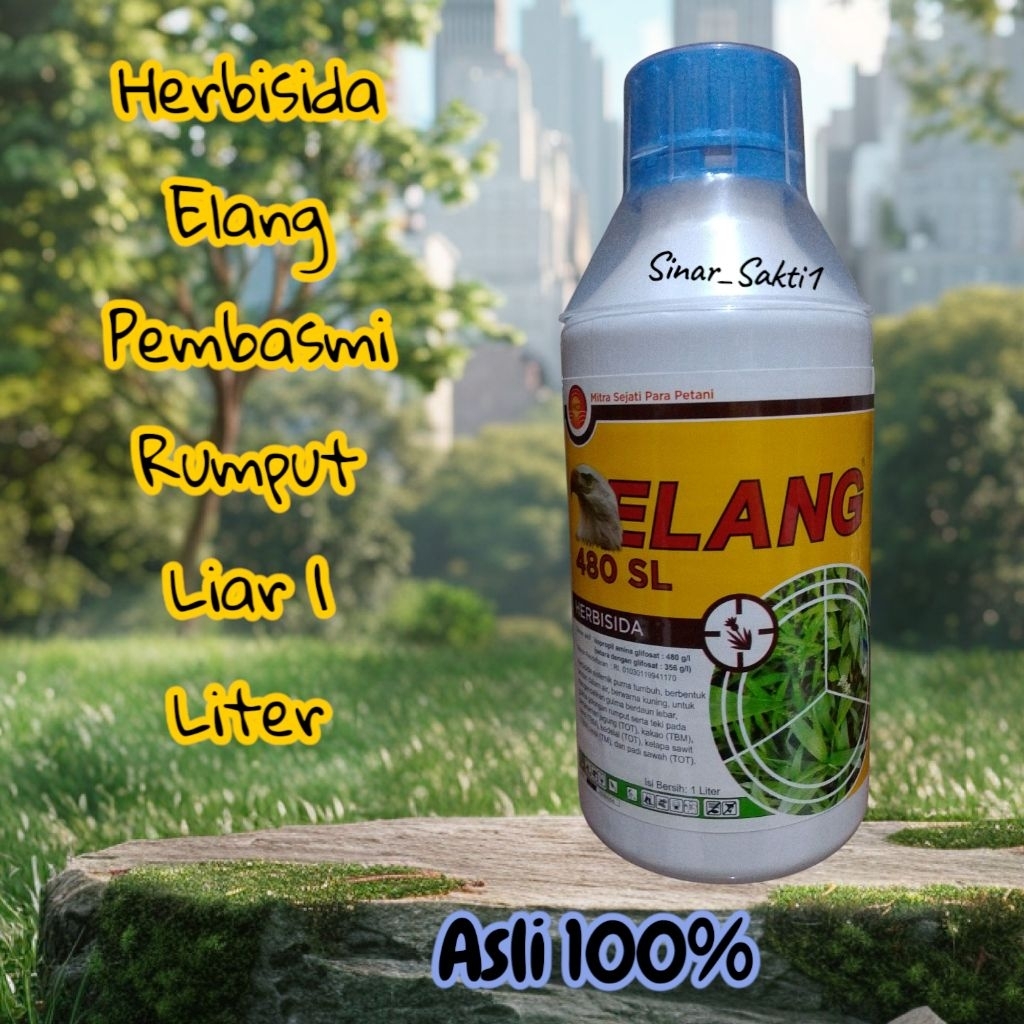 Herbisida ELANG 480 SL Kemasan 1Liter Pembasmi Rumput Liar