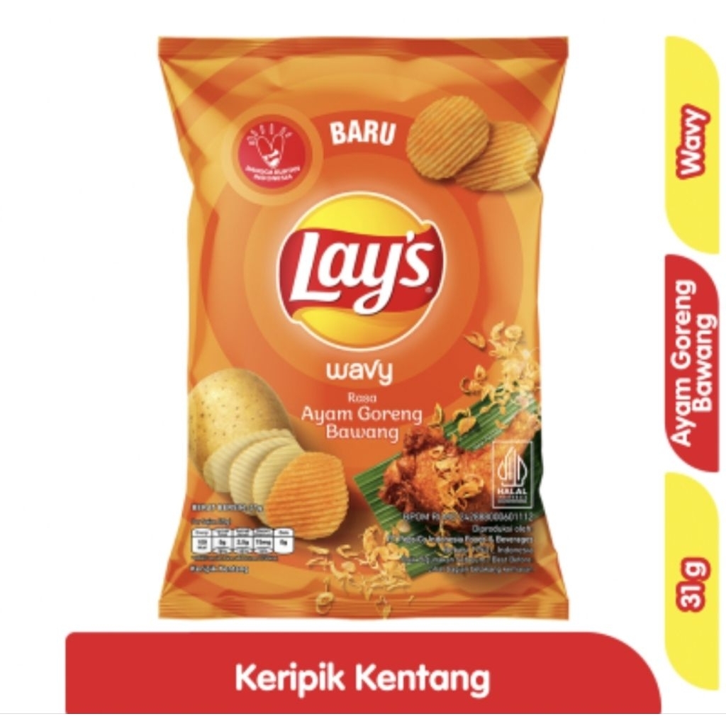

Lay's Ayam Goreng Bawang 31 gram