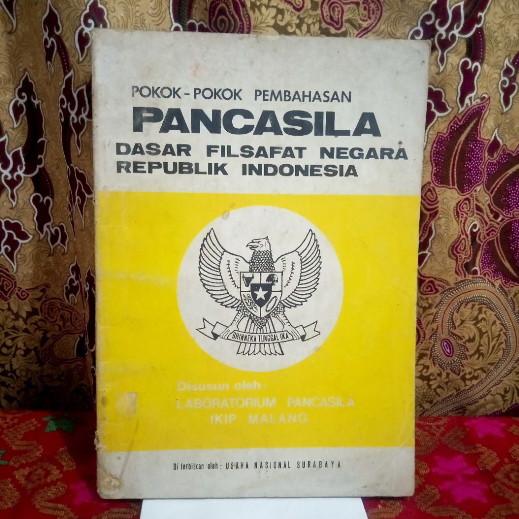 POKOK-POKOK PEMBAHASAN PANCASILA DASAR FILSAFAT NEGARA REPUBLIK INDONESIA