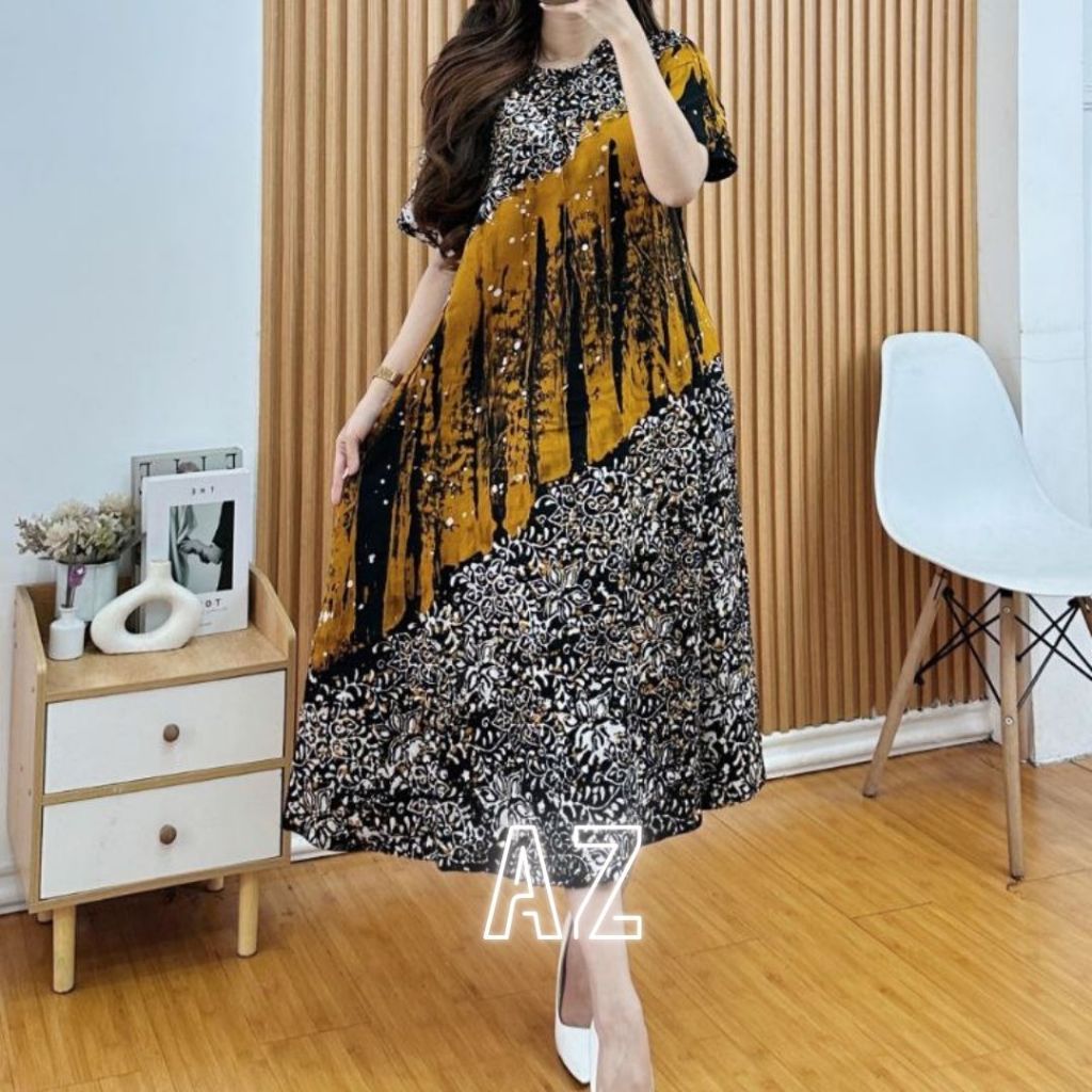 Baju Daster Lengan Pendek Remaja – Daster Kekinian Rayon Premium Terbaru