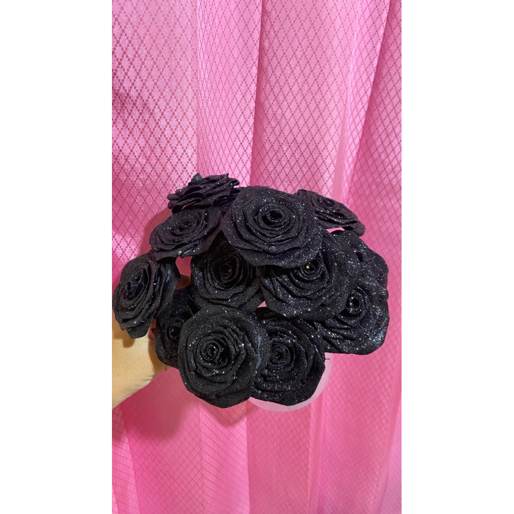 

Bunga Pita Satin isi 10 pcs // Bunga satin // bunga pita satin // mawar // pita satin mawar
