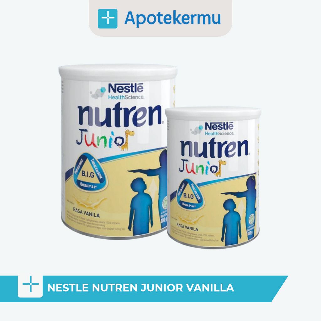 NESTLE NUTREN JUNIOR VANILLA - TINGGI KALORI SUSU PERTUMBUHAN ANAK USIA 1-10 TAHUN
