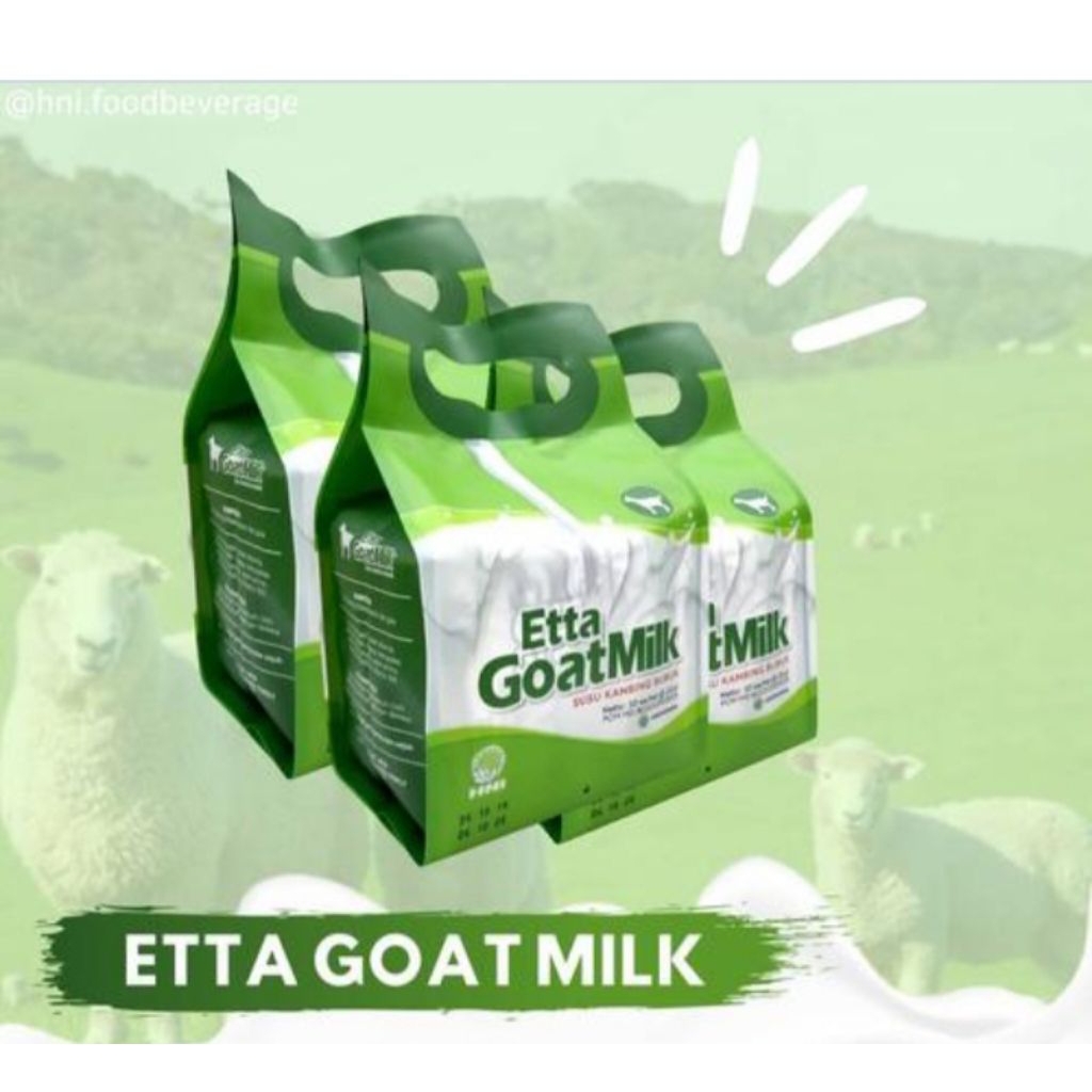 

susu kambing Etta Goat Milk asli HNI HPAI yang Halal dan berkualitas tinggi premium