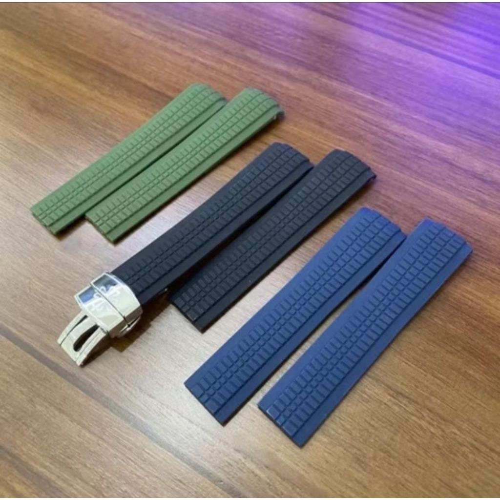 Tali jam patek Philippe Aquanut rubber +++ buckle