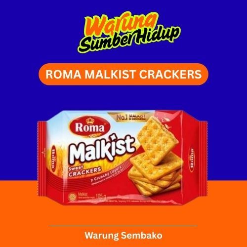 

ROMA MALKIST CRACKERS 105 GRAM (1 DUS) ISI 30