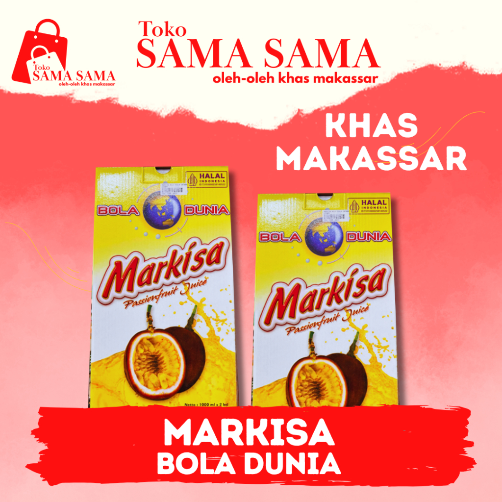 

MARKISA BOLA DUNIA 2X500ML