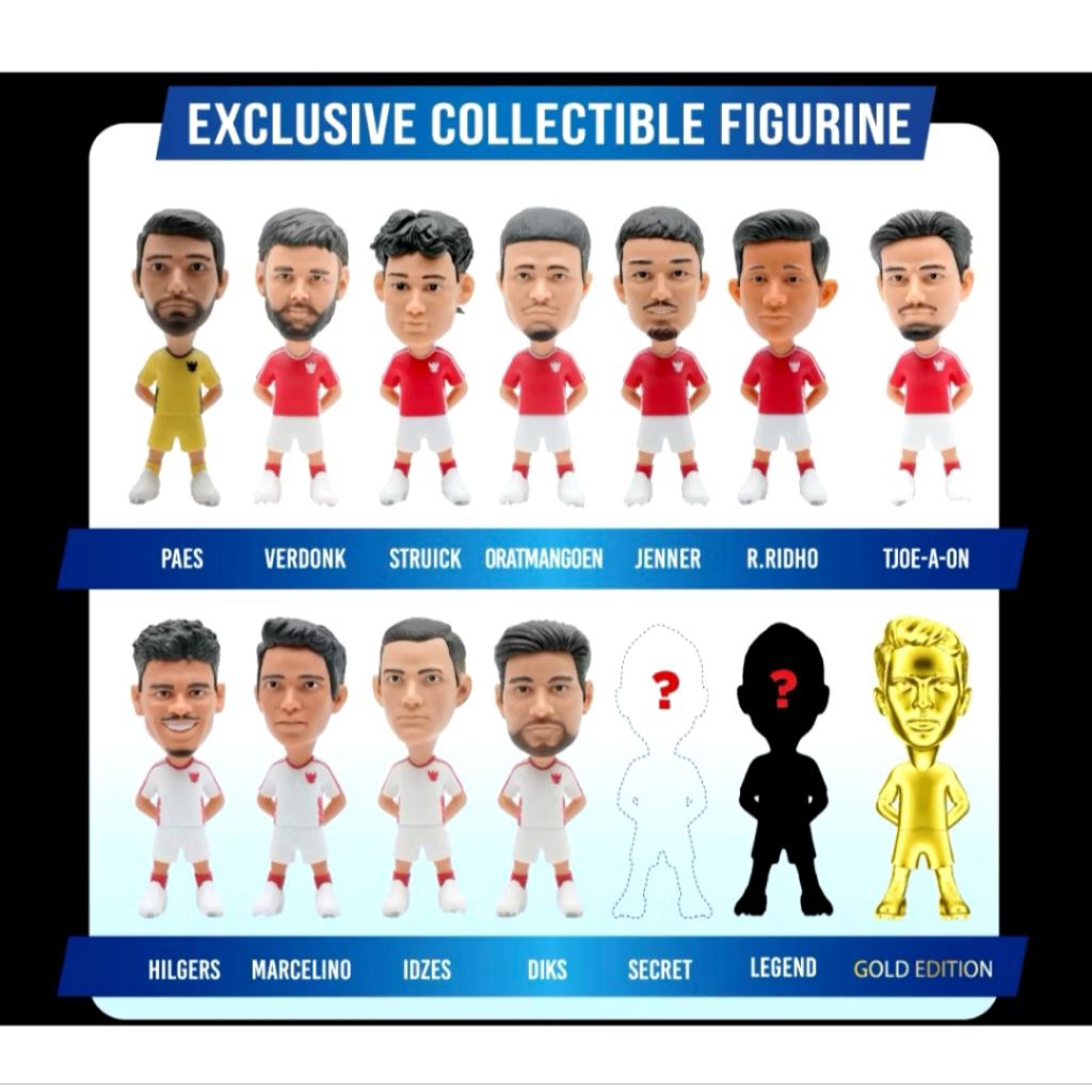 Action figure timnas Indonesia ( Blind Box )