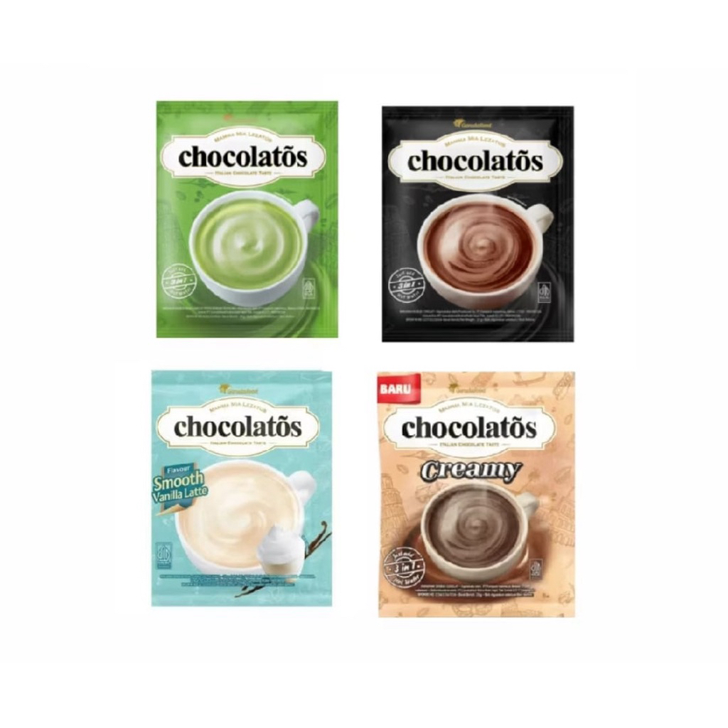 

Chocolatos drink all varian 1renceng isi 10 pcs x 27gr