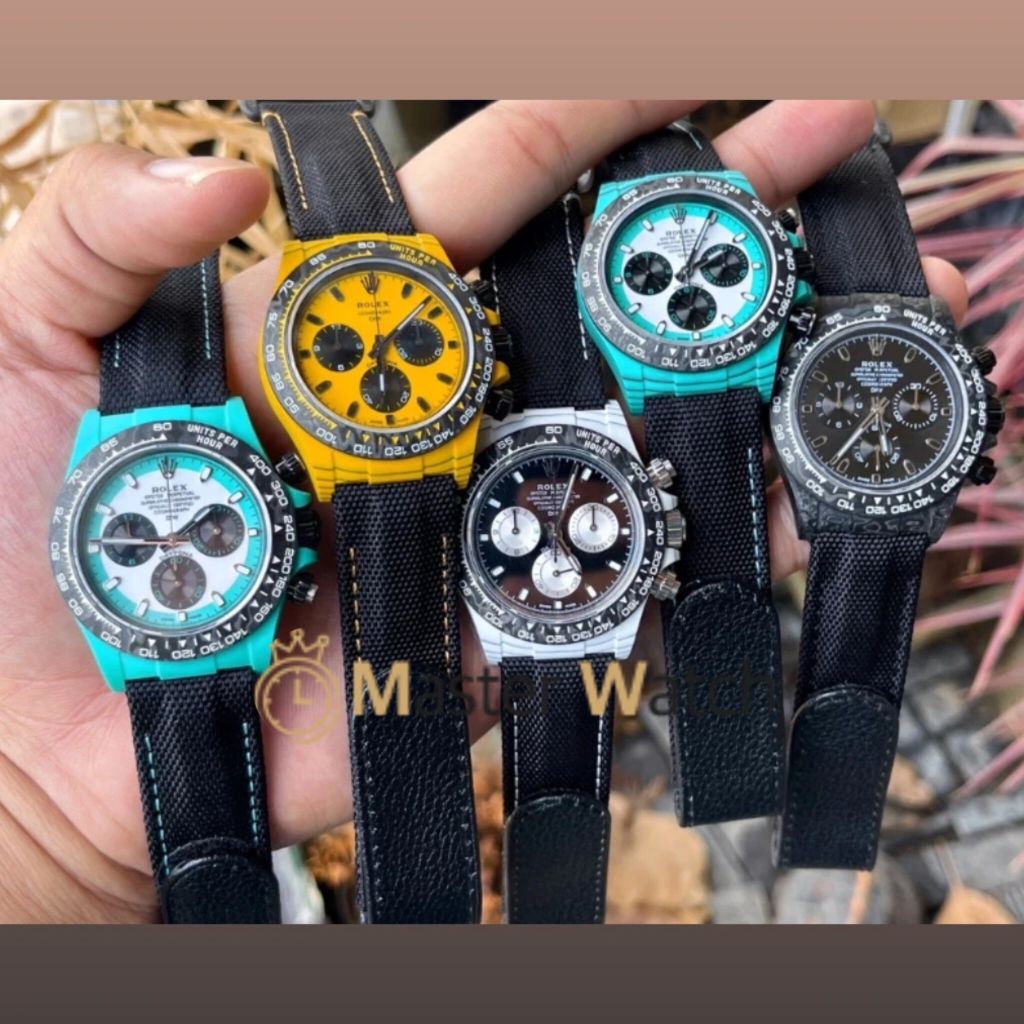 Rolex Daytona Chronograph Carbon Custom 40mm Original TIER 5 SET