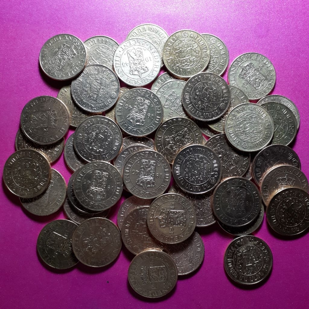 uang kuno 2,5 cent benggol untuk kerokan