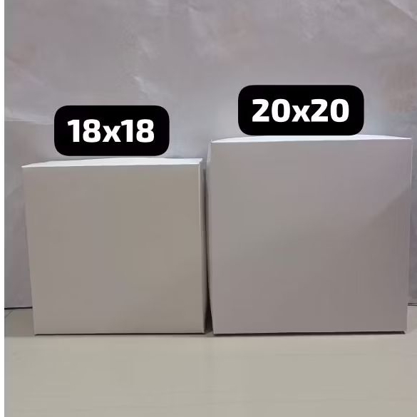 

KOTAK NASI/NASI KOTAK/DUS MAKANAN POLOS 18X18 20X20 CM