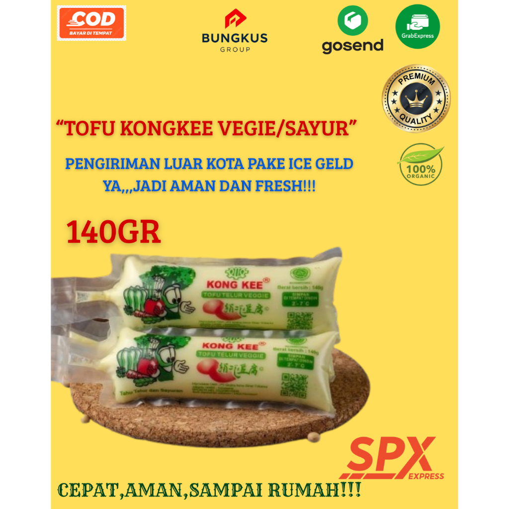 

TOFU KONGKEE TELUR 140 GR FRESH