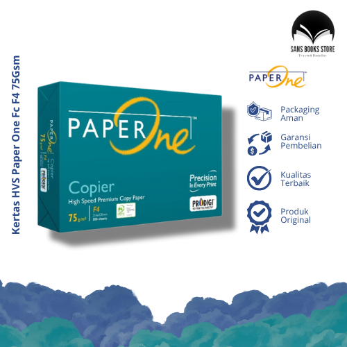 

Kertas HVS Paper One Fc F4 75Gsm 500 Sheets