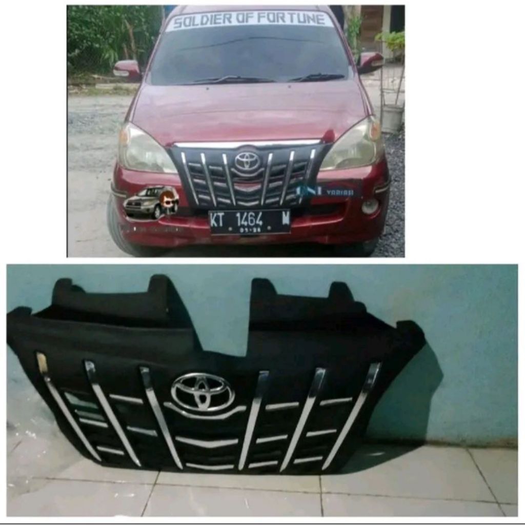 GRILL CUSTOM TOYOTA AVANZA DAIHATSU XENIA OLD MODEL ALPHARD TAHUN 2004-2011