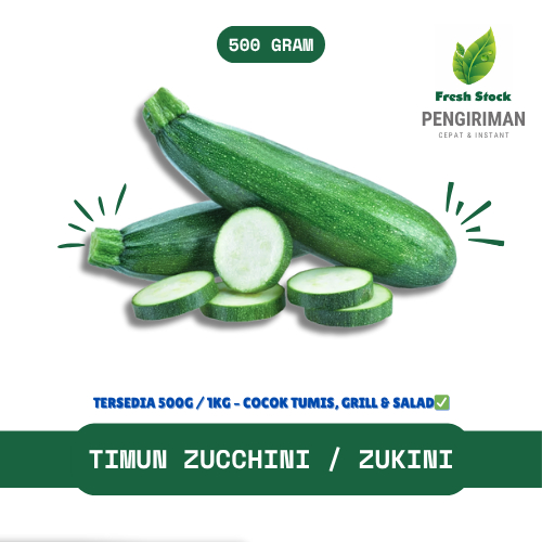 

TIMUN ZUCCHINI / GREEN ZUCCHINI / ZUKINI / TIMUN JEPANG | FreshStock