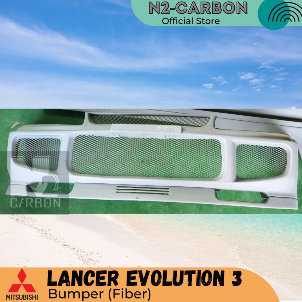 Bumper Lancer Evo 3 Fiber