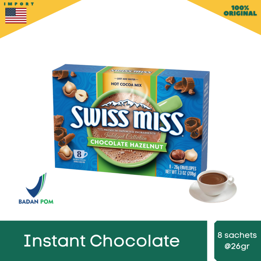 

Swiss Miss Chocolate (sachet) - MInuman cokelat bubuk