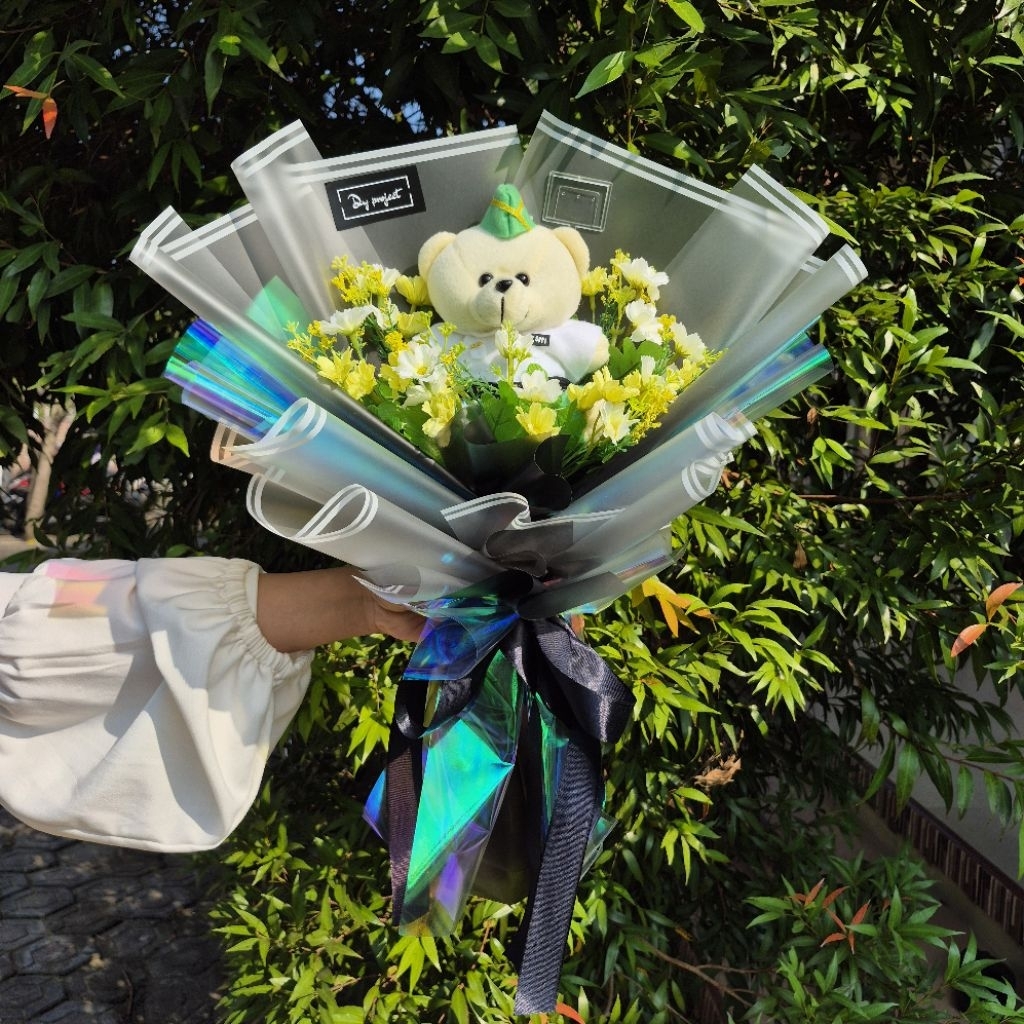 Buket Boneka Wisuda Buket Profesi Polisi Pelaut