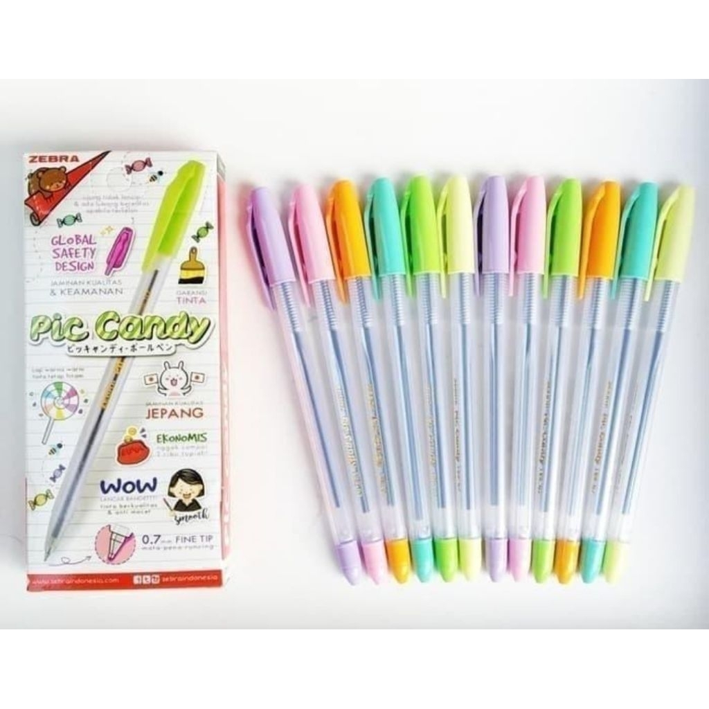 

Pulpen ZEBRA Pic Candy 0.7 mm ( 1 pcs )