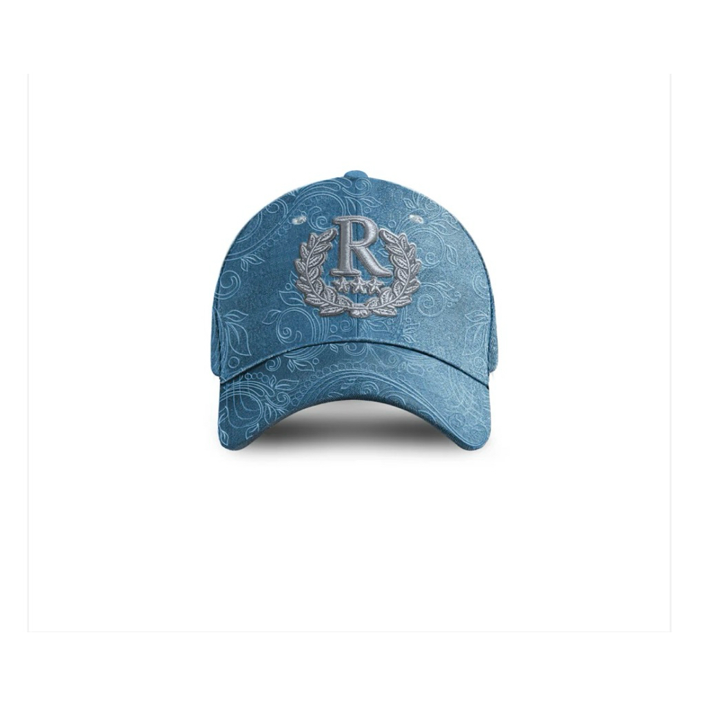 [ORIGINAL 100%]RUCAS CAP DENIM BLUE PATTERN
