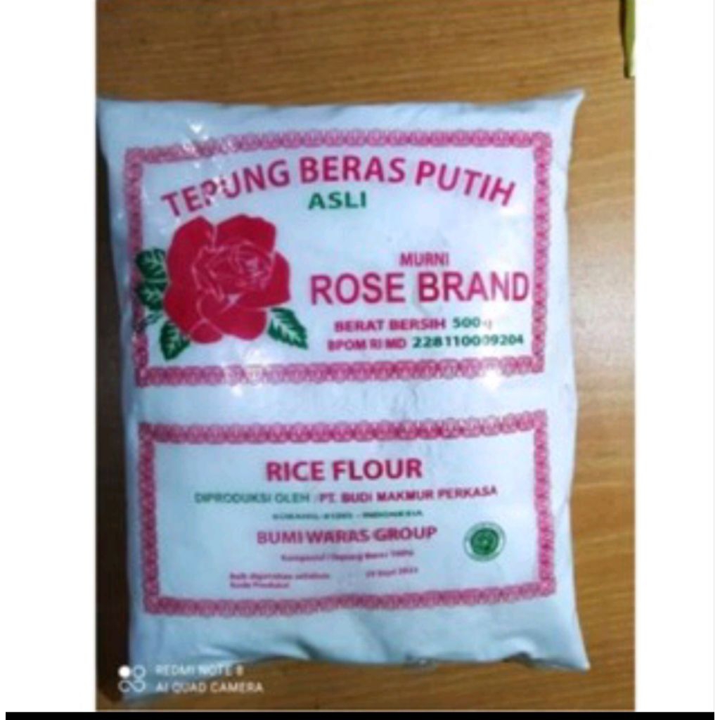 

Tepung Beras Putih Rose Brand 500 Gram