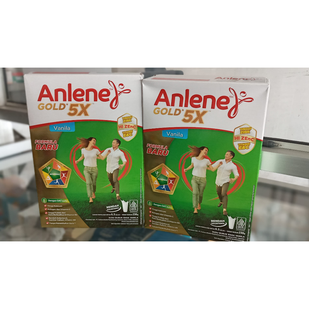 

anlene gold 5x 230gr/ SUSU ANLENE GOLD 5X UK 230GR