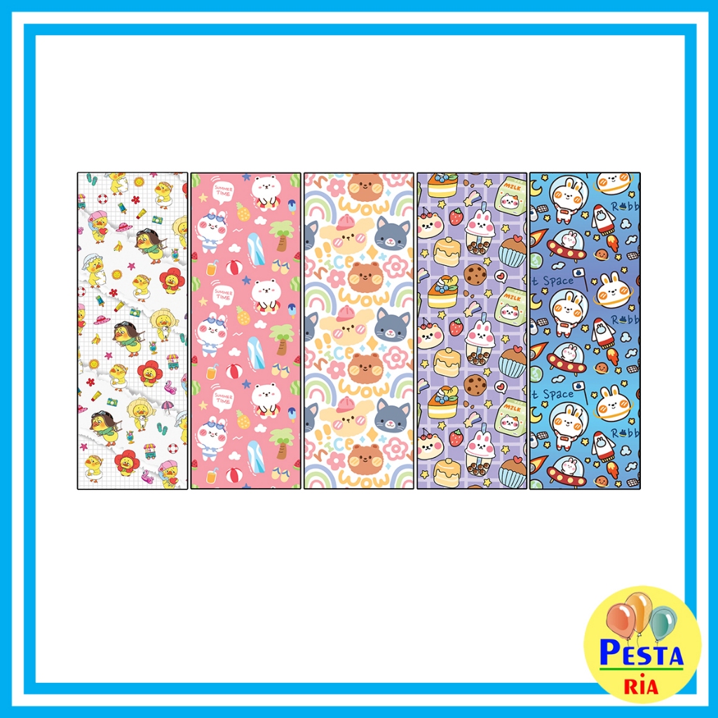 

MURAH !! /kertas kado ANIMAL CUTE B sansan wawa / kertas kado CUTE/ Kertas Kado Setara Sanwa Sansan Wawa