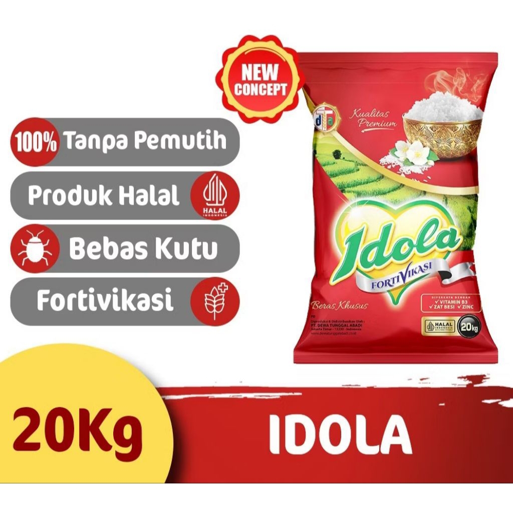 

Beras Idola Fortivikasi 20kg