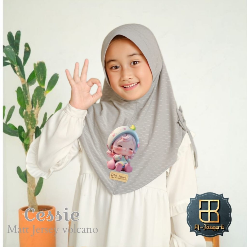 AL JAZEERA CESIE // HIJAB ANAK INSTAN BERGAMBAR