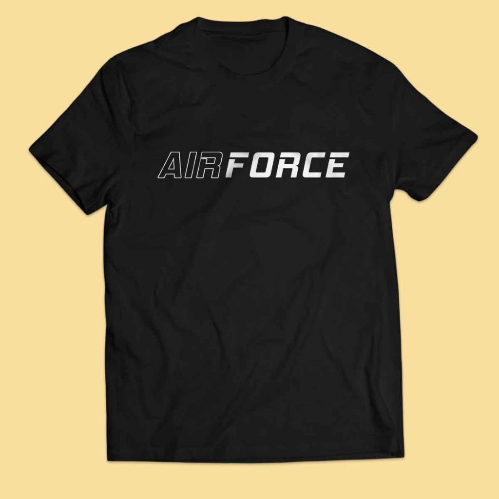 Kaos Pria AIR FORCE Dewasa Baju Atasan Unisex PakeKaos