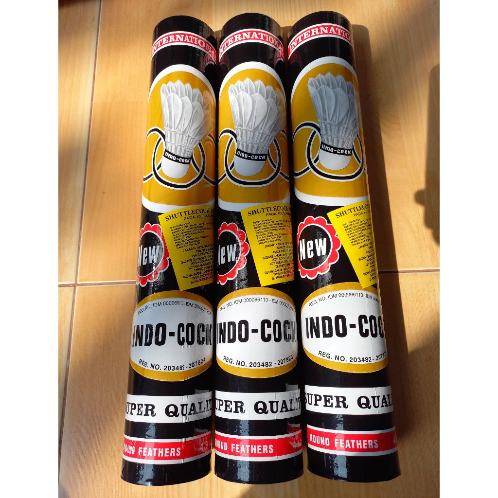 Indokock Hitam Shuttlecock Original/Shuttlecock Indocock Hitam/Cock Indocock hitam Original