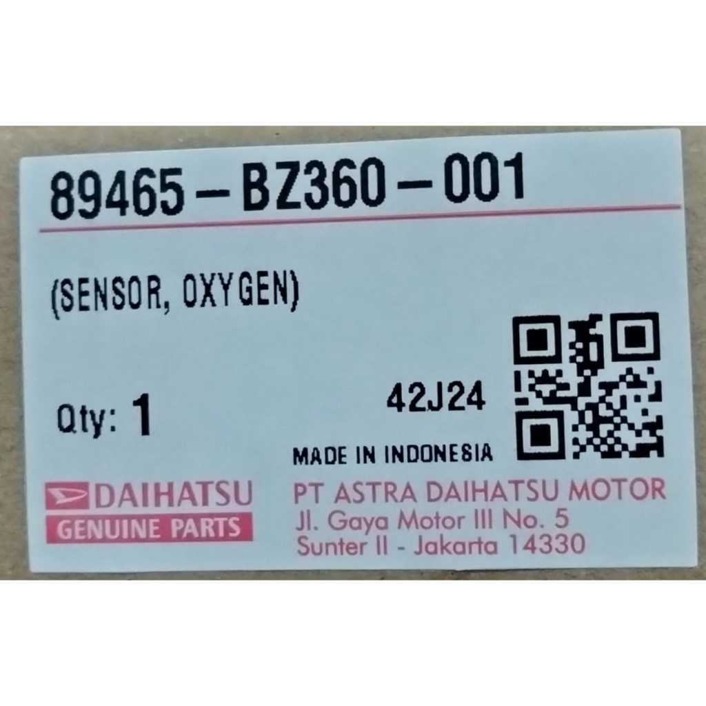 SENSOR OKSIGEN DAIHATSU AYLA MATIC