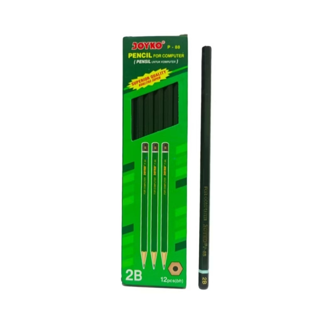 

Pensil 2B Joyko Pensil Komputer Pensil Kayu Hitam Berkualitas
