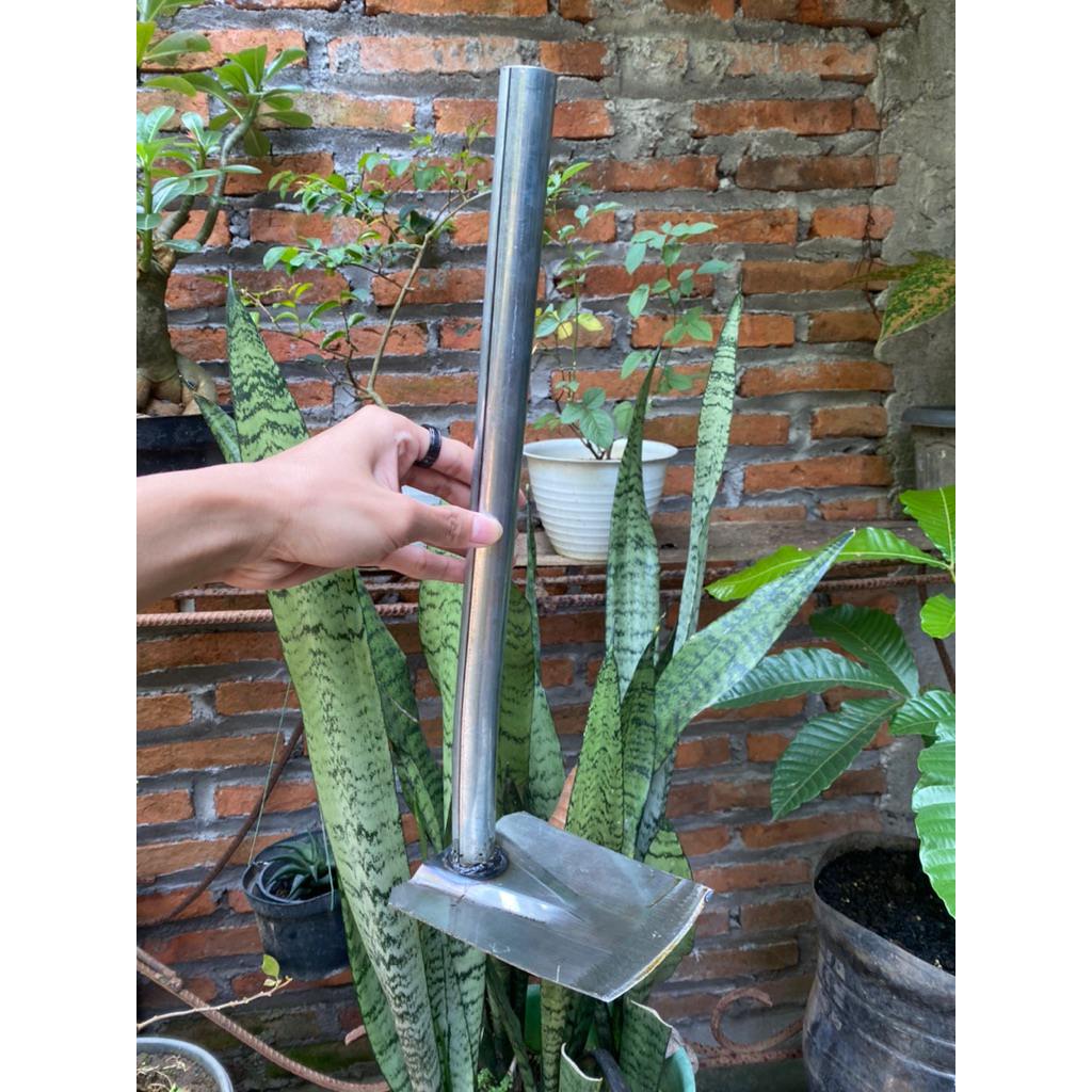 Cangkul Pacul Sedang gagang pipa-Cangkul taman