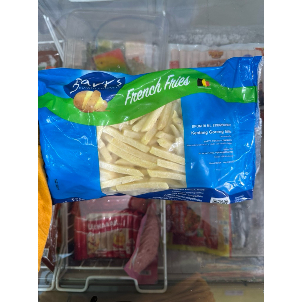 

barts french fries ketang goreng premium 1kg
