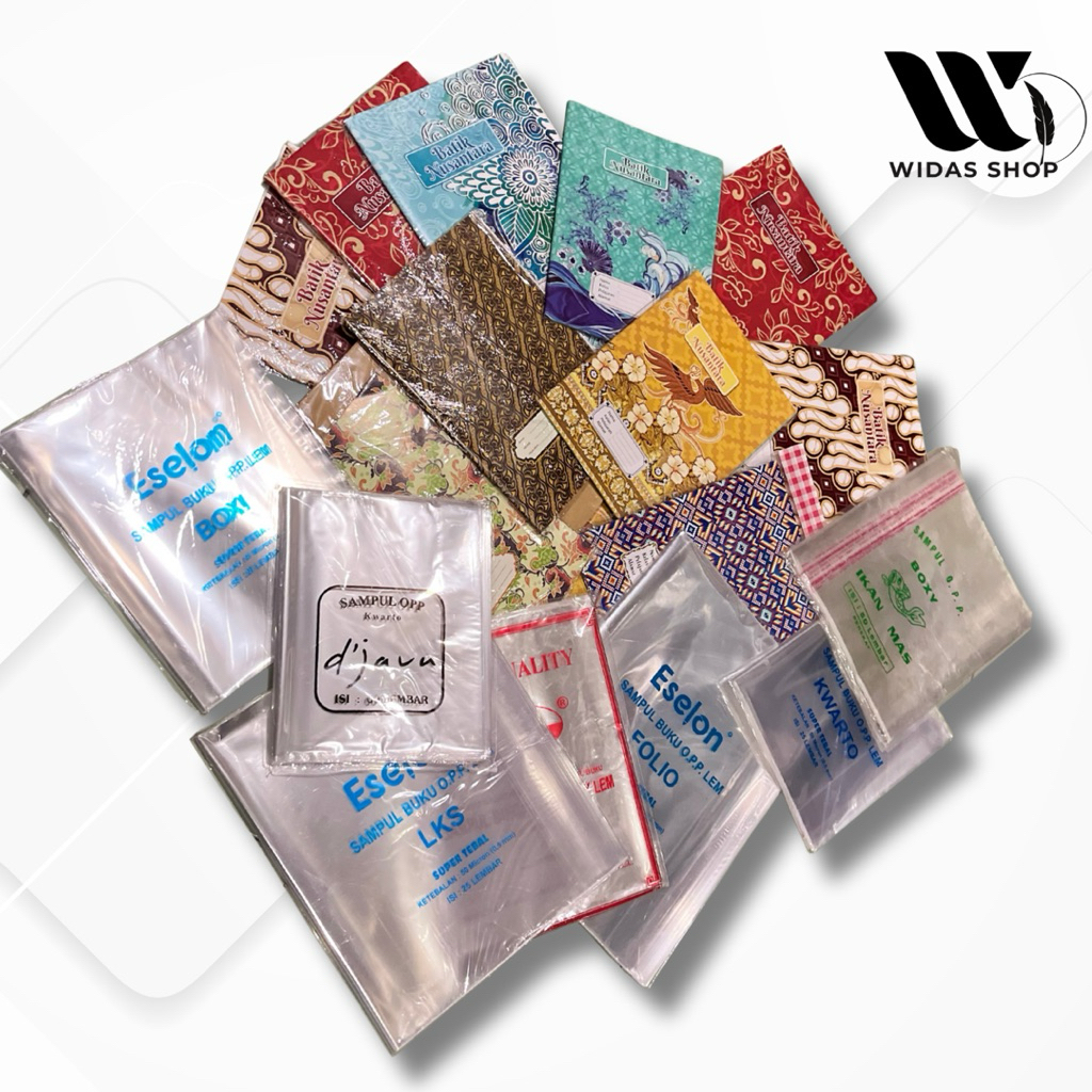 

Sampul Buku Plastik & Kertas – Pelindung Buku Tulis / LKS / Pelajaran | Motif & Ukuran Lengkap