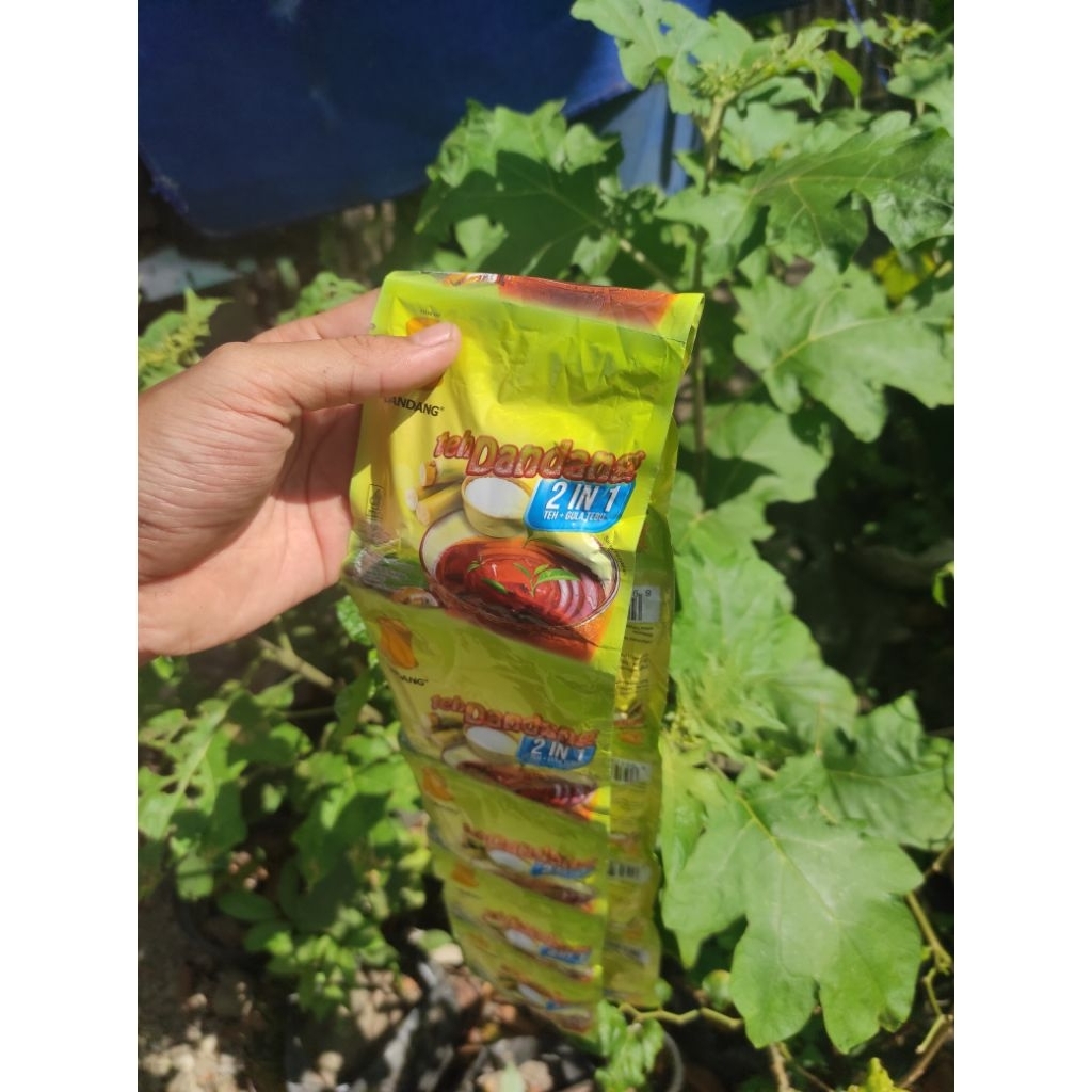 teh dandang 2 in 1 (teh + gula) / teh wangi celup dengan aroma melati